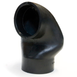 3.5/" to 4/" 90 Degree Transition Elbow Hi Temp Rubber
